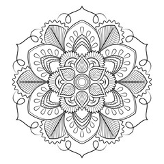 Mandala design for coloring