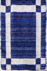 Fototapeta na wymiar Handmade woolen carpet