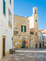Fototapeta na wymiar Otranto in a sunny morning, province of Lecce in the Salento peninsula, Puglia, Italy.