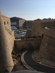 Ancient city wall of Dubrovnik, Croatia