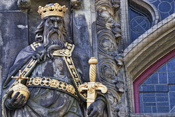 Duisburg, Rathaus Detail 
