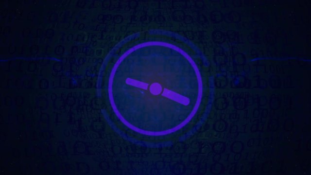 Clock showing time concept 
