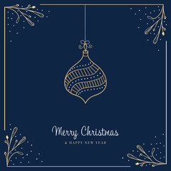 Christmas background with greetings