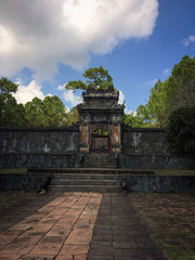 The old citadel of Hue, the imperial city in Vietnam