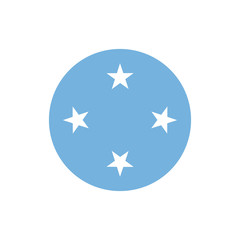 Federated States of Micronesia flag, official colors and proportion correctly.