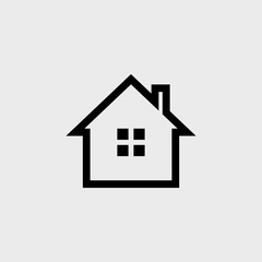 House flat vector icon. Home flat vector icon. Address flat vector icon. Location flat vector icon