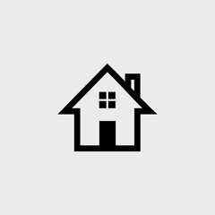 House flat vector icon. Home flat vector icon. Address flat vector icon. Location flat vector icon