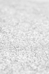 White Crystals Abstract Background