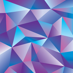 Vector background with crumpled surface, crystal surface
