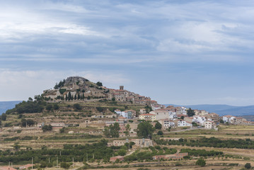 Vista de Culla (Castellon, España).
