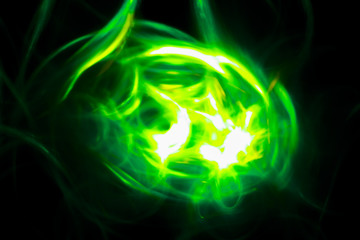 Overlay light, an abstract pattern on a dark background