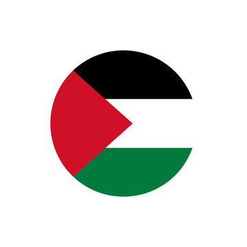 Palestinian Territories flag, official colors and proportion correctly.