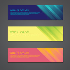abstract colorful set of banners. Vector, EPS 10