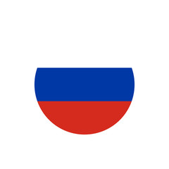 Russian flag, official colors and proportion correctly. National Russia flag. Vector illustration