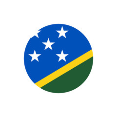 Solomon Islands flag, official colors and proportion correctly.
