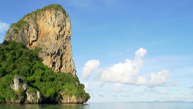 Amazing and beautiful rock formations along the coast of Thailand.