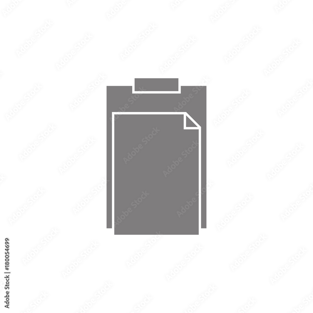 Poster clip board icon. simple web black icon, can be used as web element icon