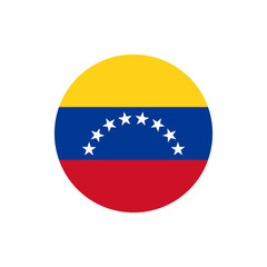 Venezuela flag, official colors and proportion correctly. National Venezuela flag. Vector illustration