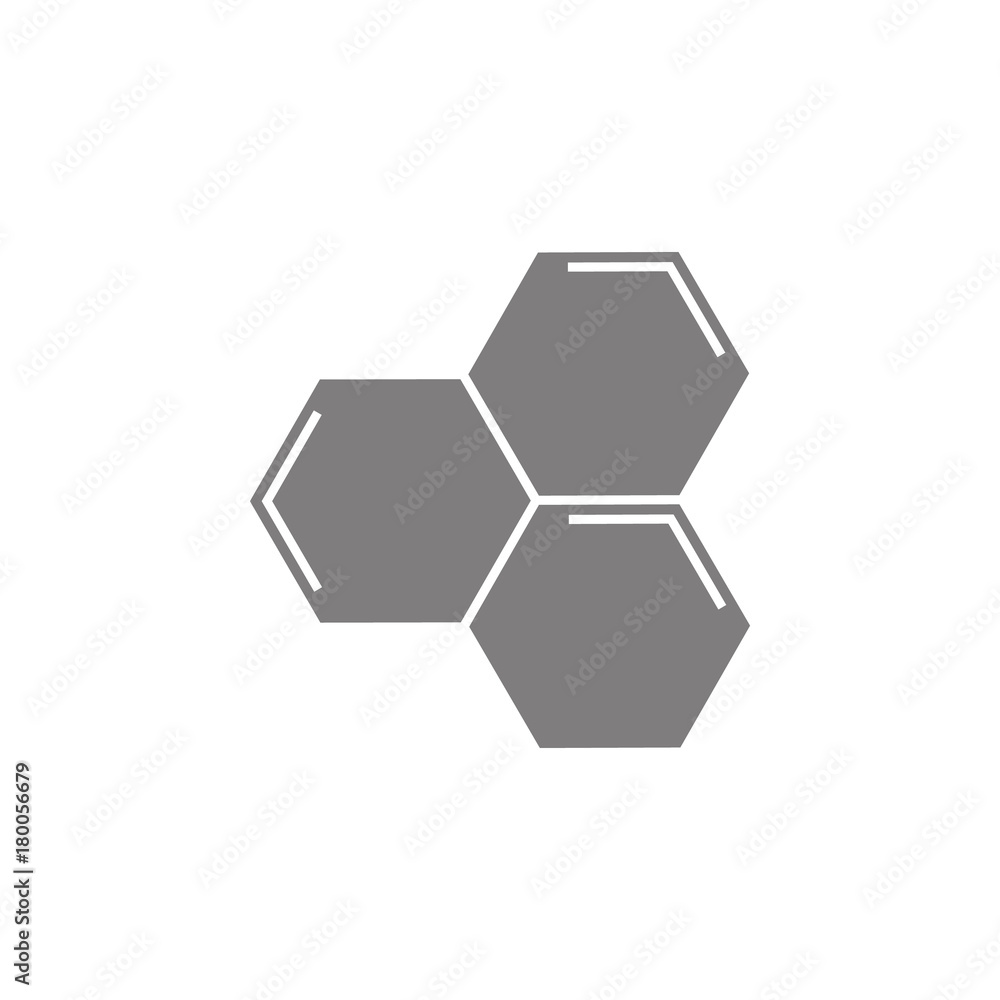 Poster honeycomb icon. simple web black icon, can be used as web element icon