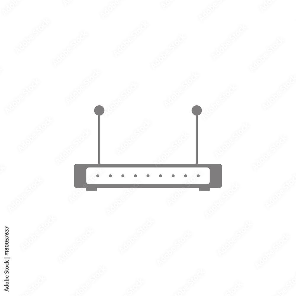 Poster router icon. simple web black icon, can be used as web element icon
