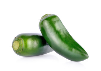 jalapeno on white background