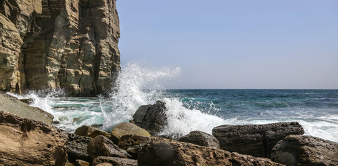 splashing