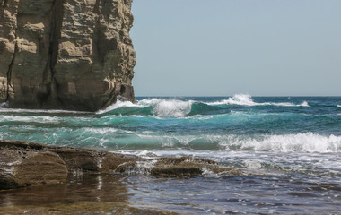 splashing