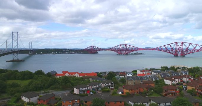 Forth Bridge Aerial Scotland