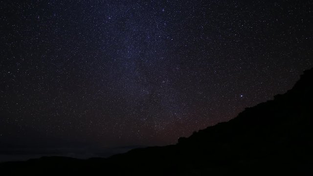 Stars in the Night Sky Time Lapse