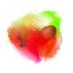 Abstract watercolor stains background. Vector illustration.