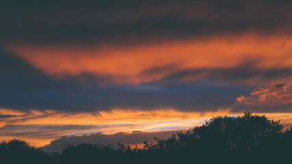 Gorgeous Sunset on a Summer Day