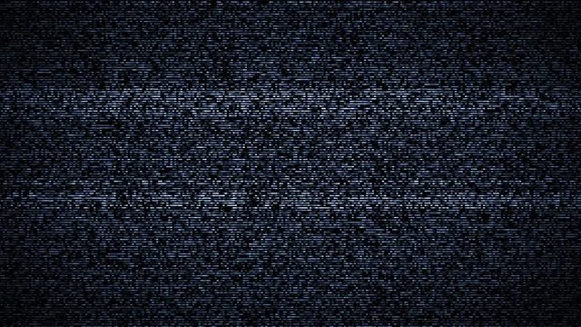 TV Noise Background - Blue