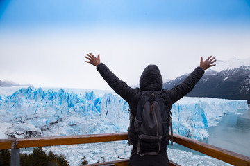 The Perito Moreno Glacier is a glacier located in the Los Glaciares National Park in Santa Cruz...