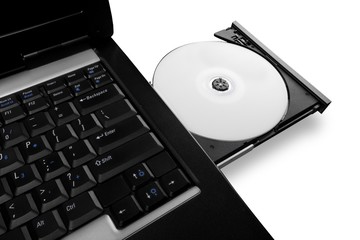 Inserting CD / DVD in Laptop Drive