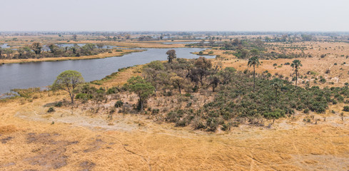 Okavango Delta (aerial view)