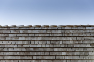 Wooden texture roof