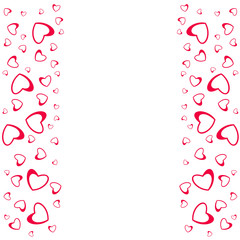 abstract love design of hearts. For greeting cards, invitations Valentine's day, wedding, birthday, party,celebration .