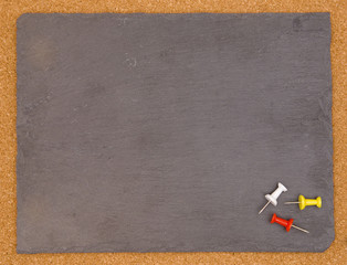 Blank Chalkboard with Room to Add Writing