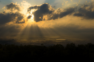 Sunshine through Clouds