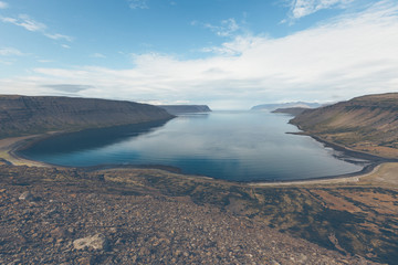 Western Icelandic sea coastline