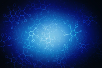 2D illustration medical structure background