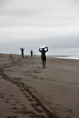 Surfing Kamchatka