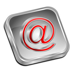 E-Mail Button - 3D illustration