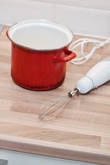 Pancakes in the kitchen