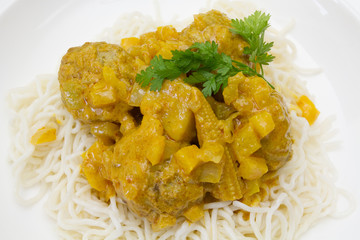 boulettes sauce curry