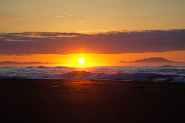 Surfing Kamchatka