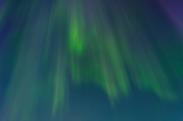 Aurora,Northern lights in the sky night and the stars .