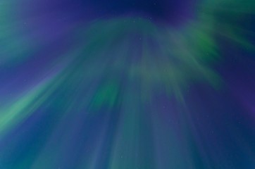 Aurora,Northern lights in the sky night and the stars .