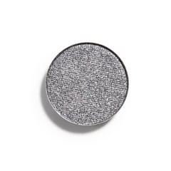 Grey eye shadow isolated on white background