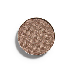 Brown eye shadow isolated on white background